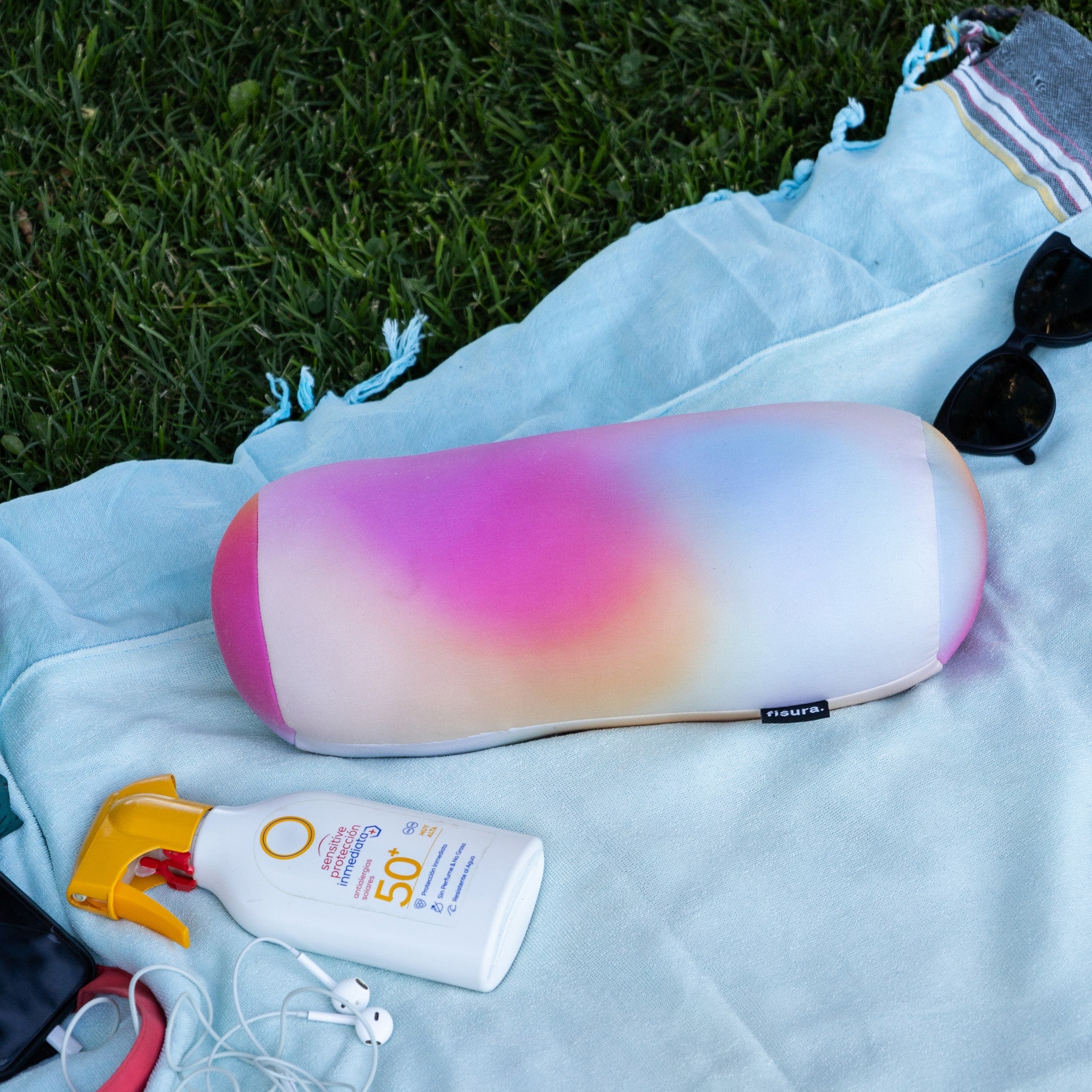 Cojín de playa degradado