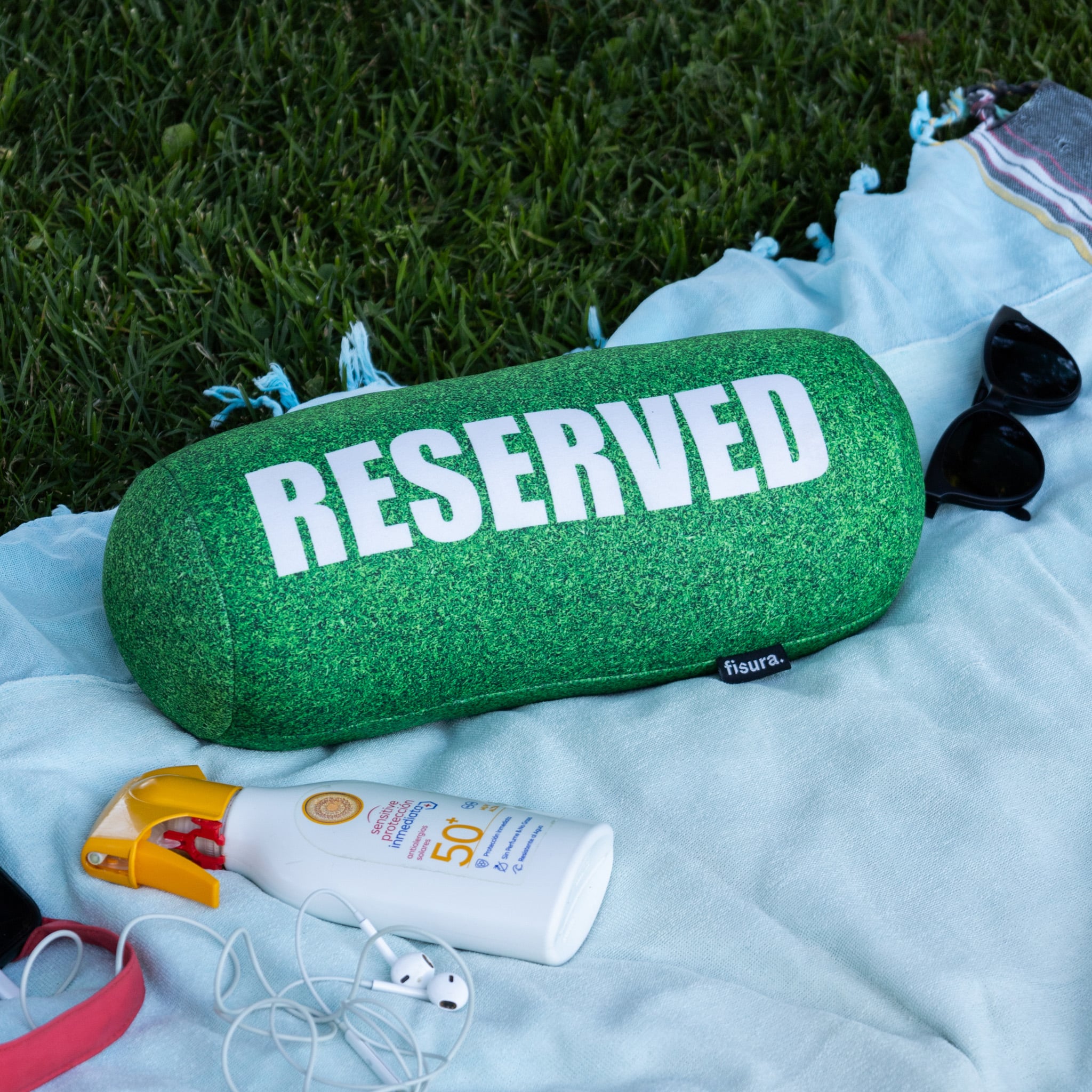 Cojín de playa "reserved"