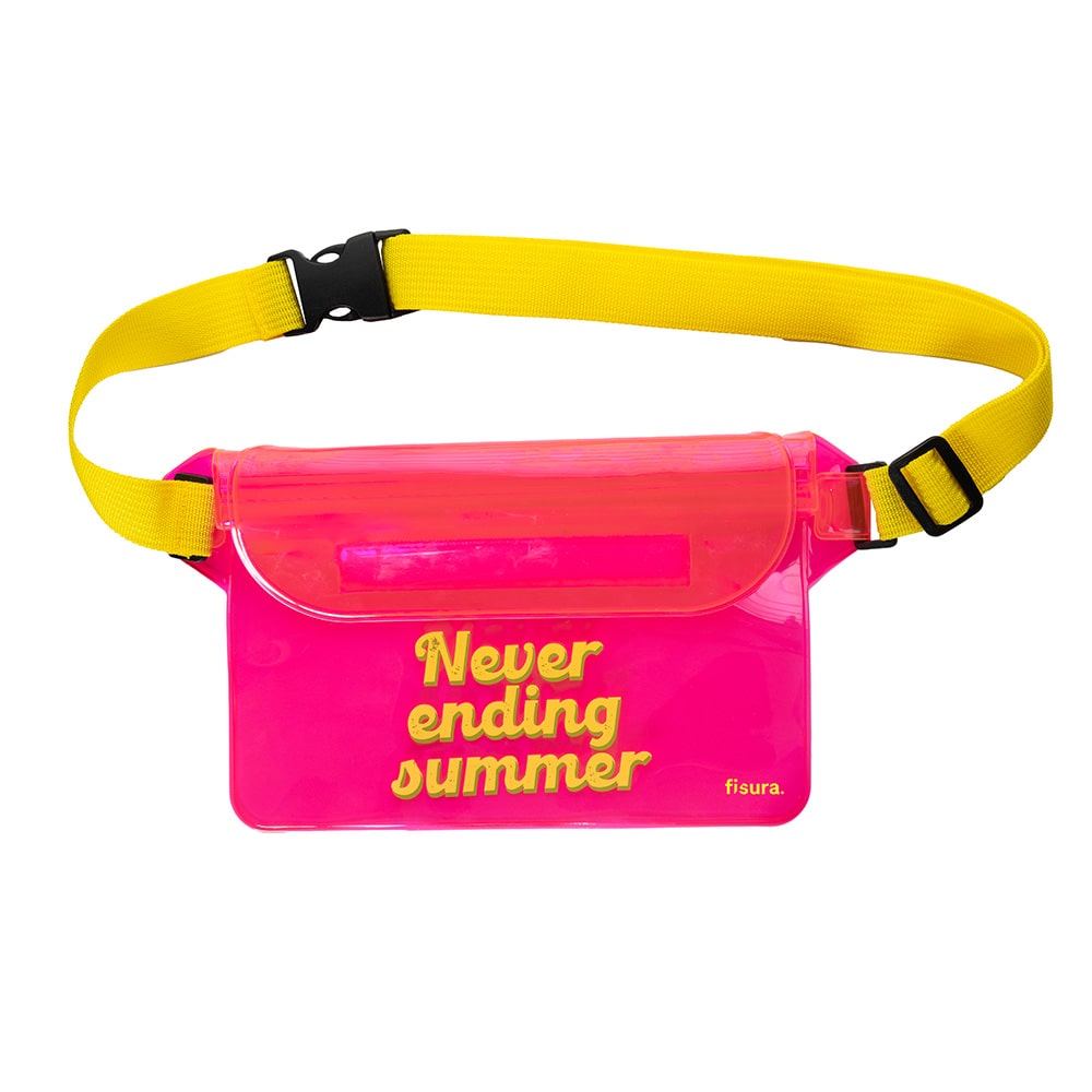 Riñonera estanca “Never ending summer” rosa