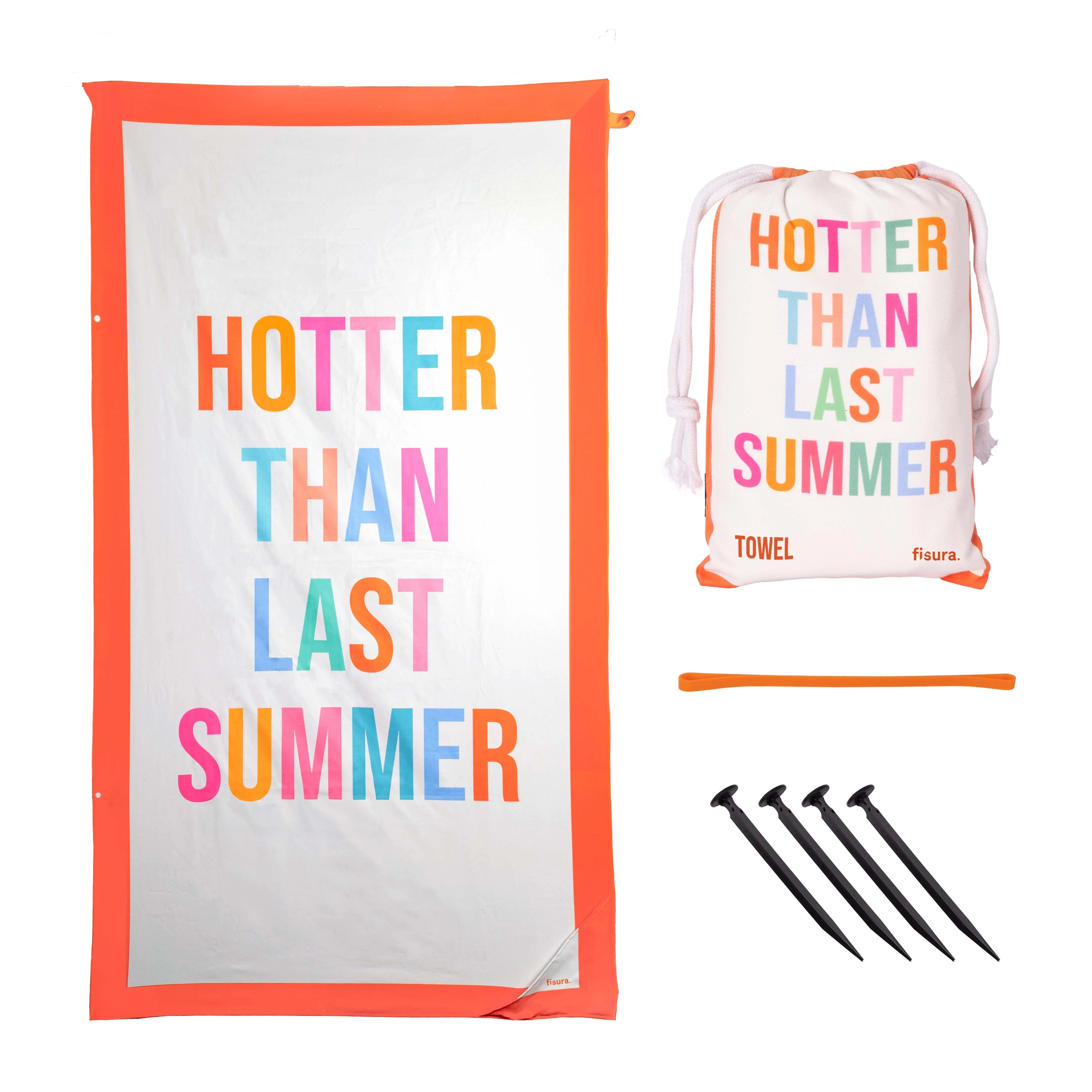 Toalla playa "hotter than last summer"