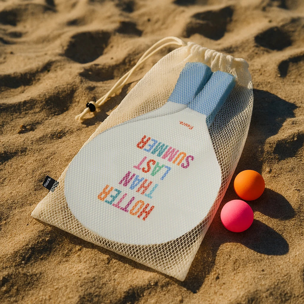 Palas de playa “Hotter than last summer"