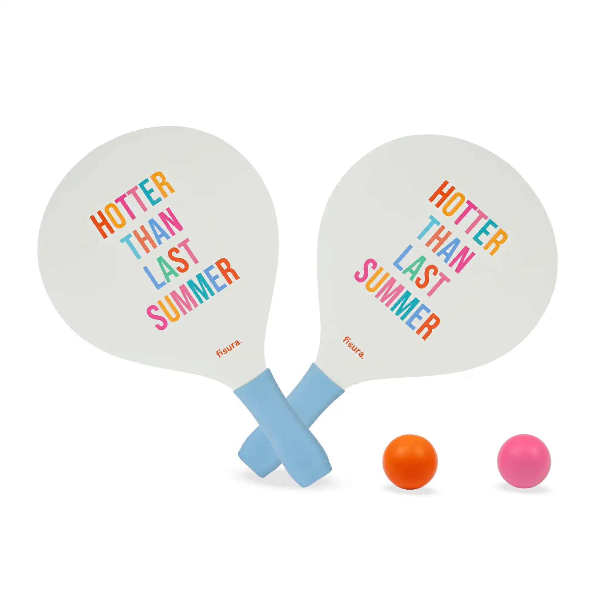 Palas de playa “Hotter than last summer"