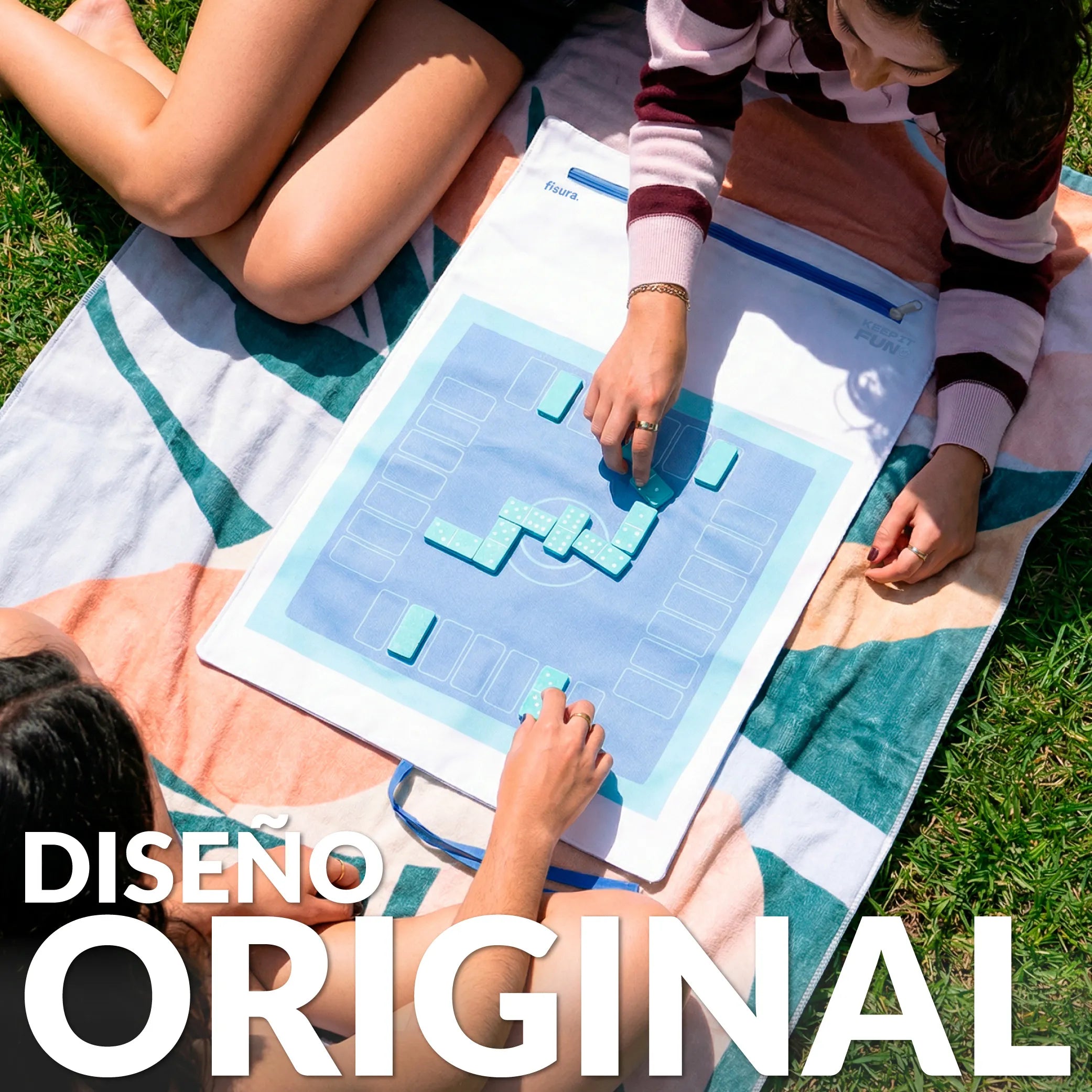 Jeu de société portable “Dominó”