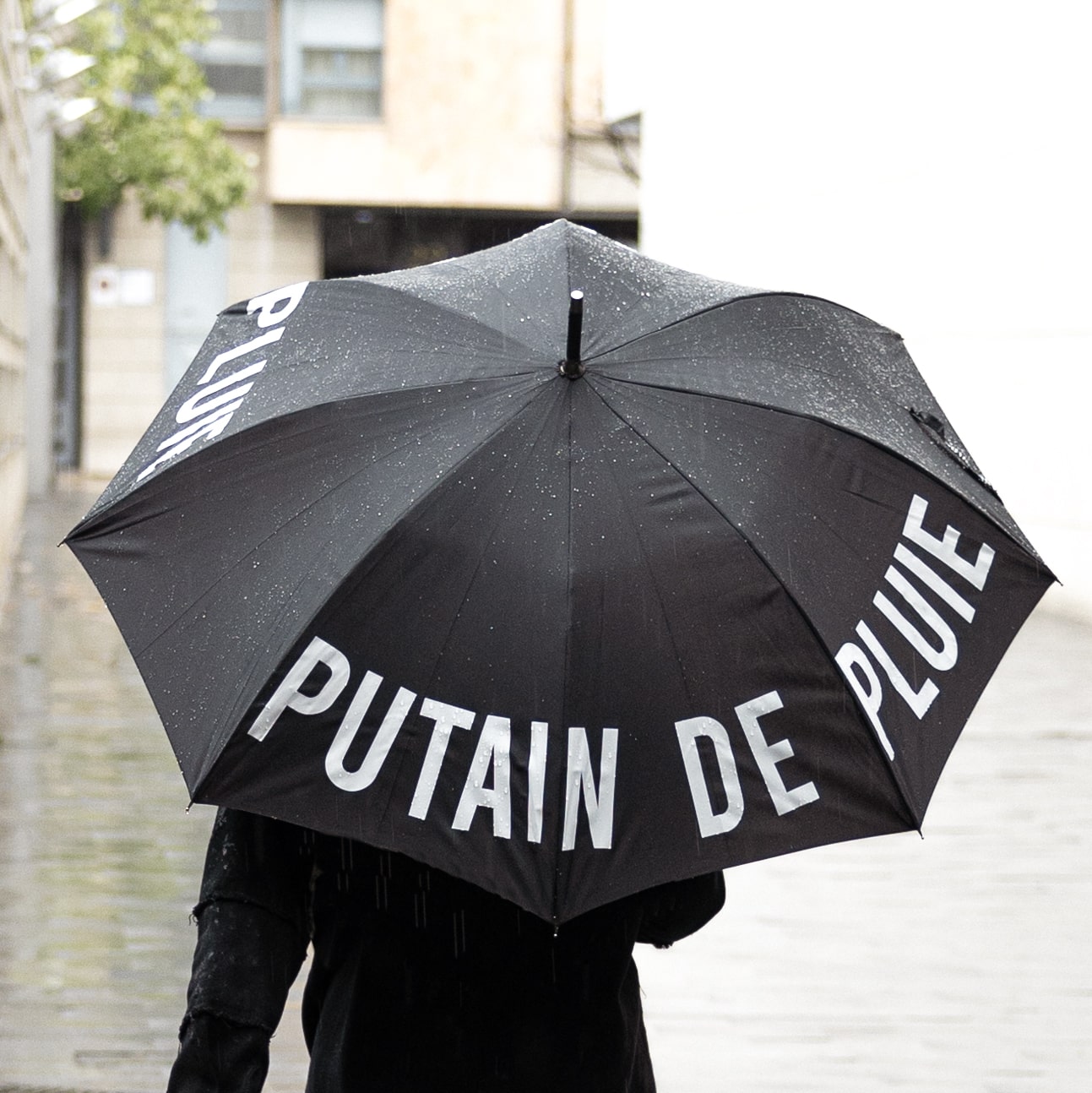 Paraguas "Putain de pluie"