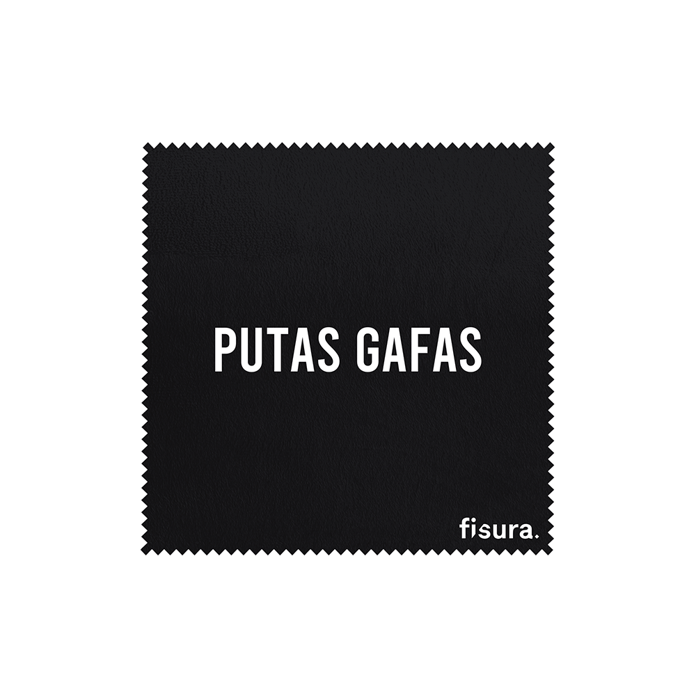 Toallita anti-vaho microfibra "Putas Gafas"