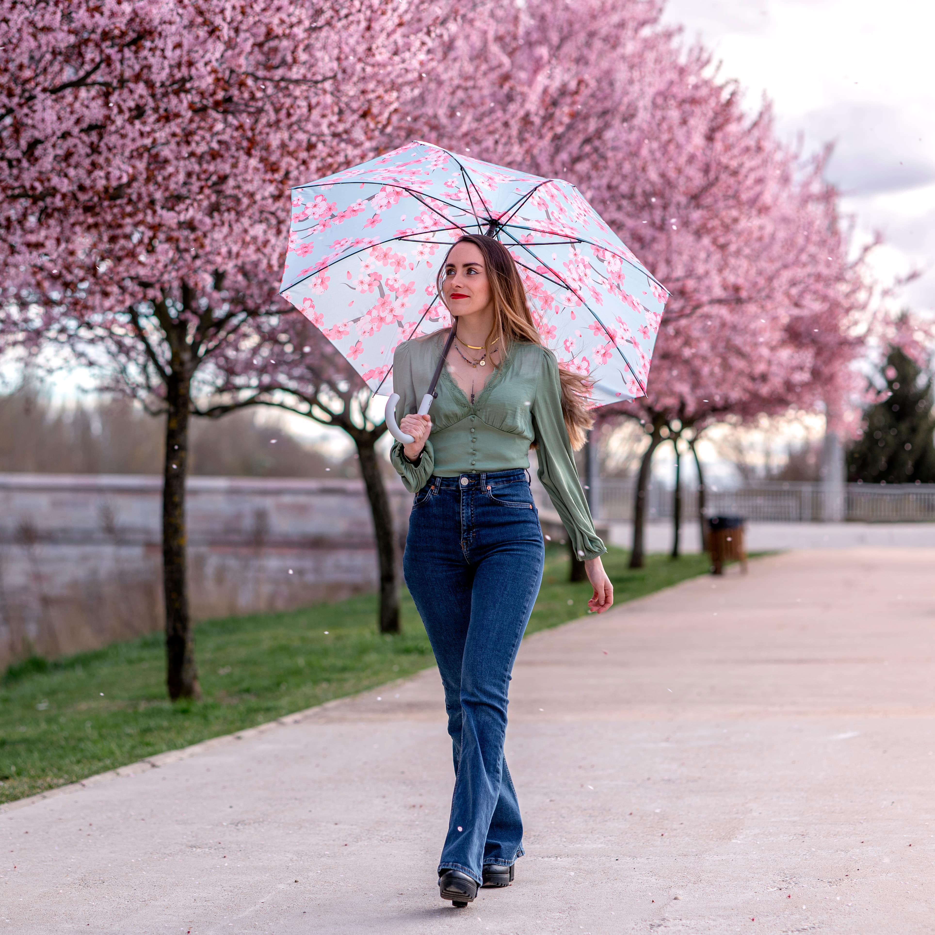 Paraguas "Flores sakura"