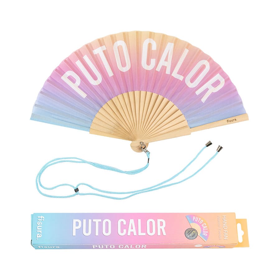 Abanico "Puto calor" degradado