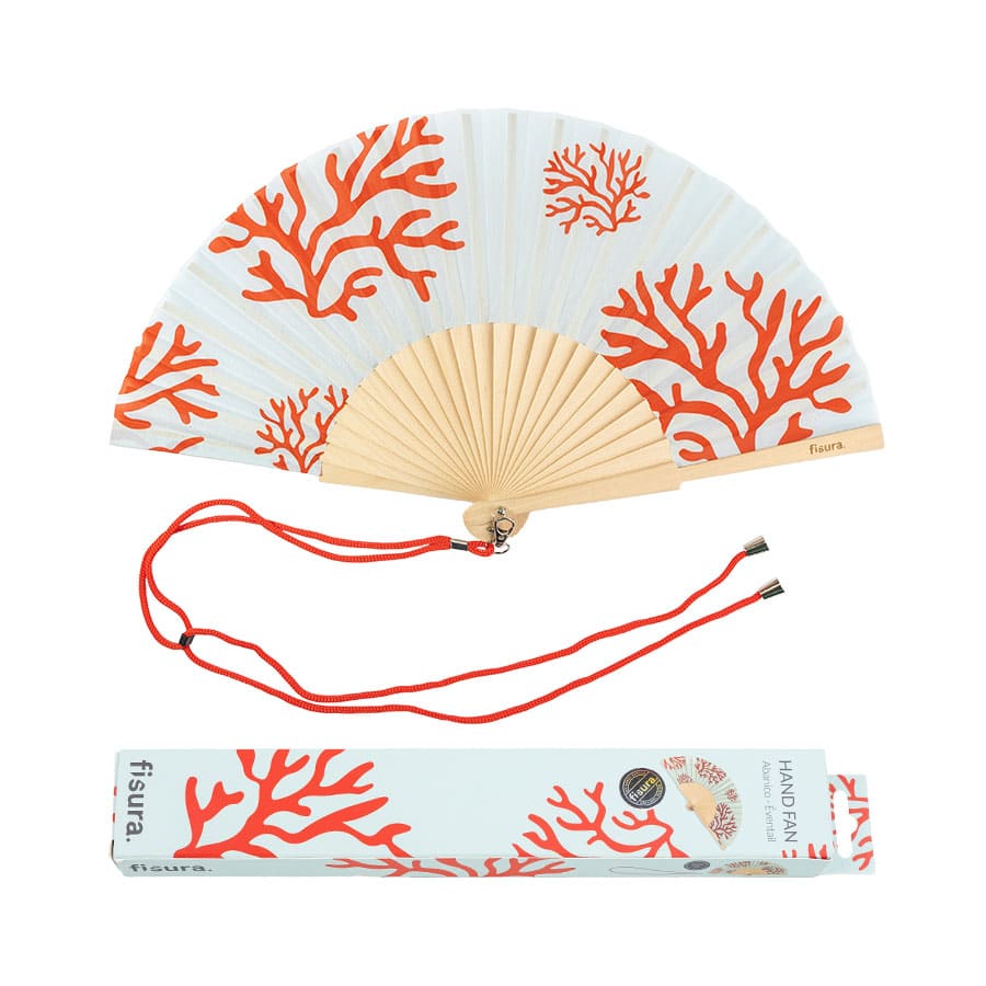 Abanico "Corales"