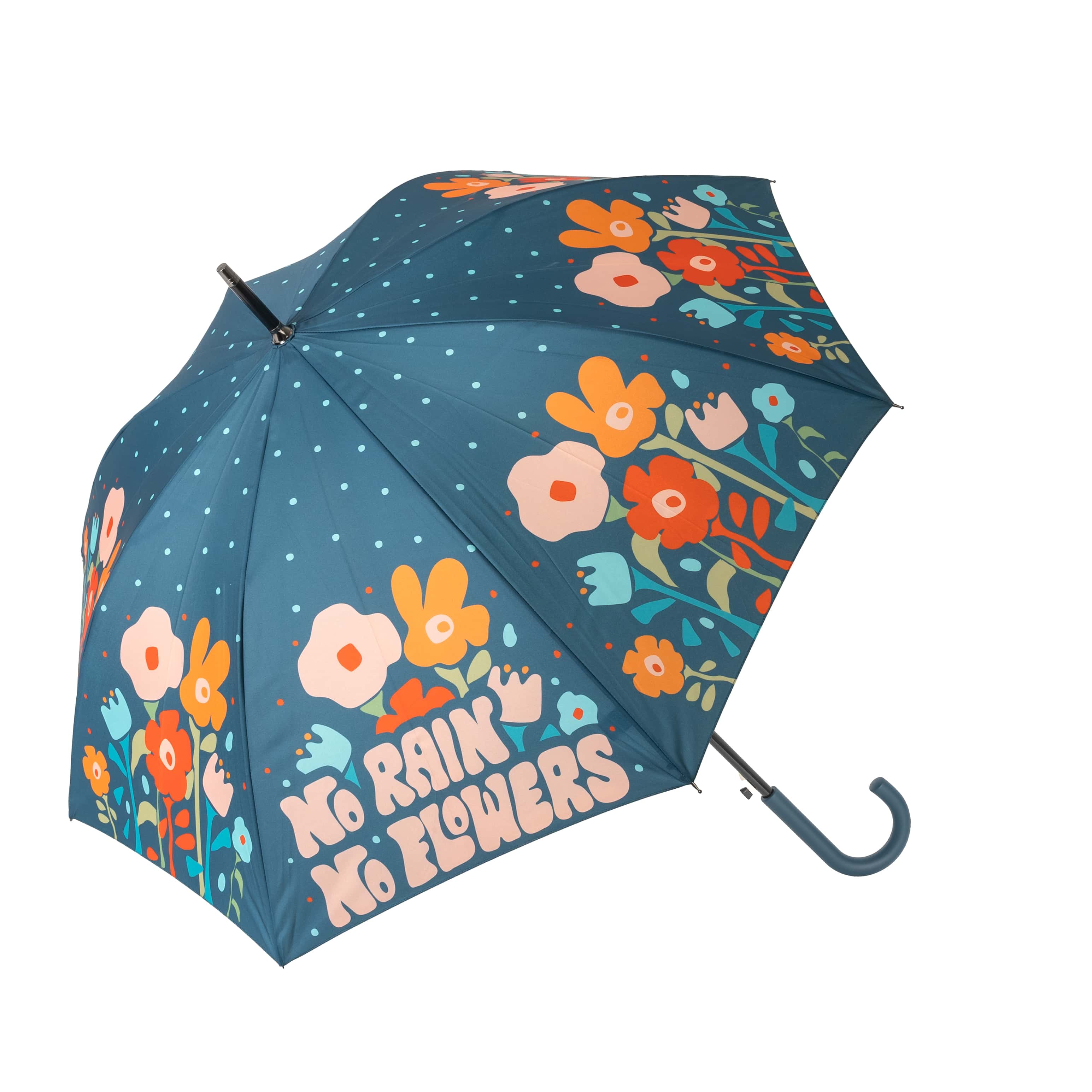 Paraguas "No rain no flowers"