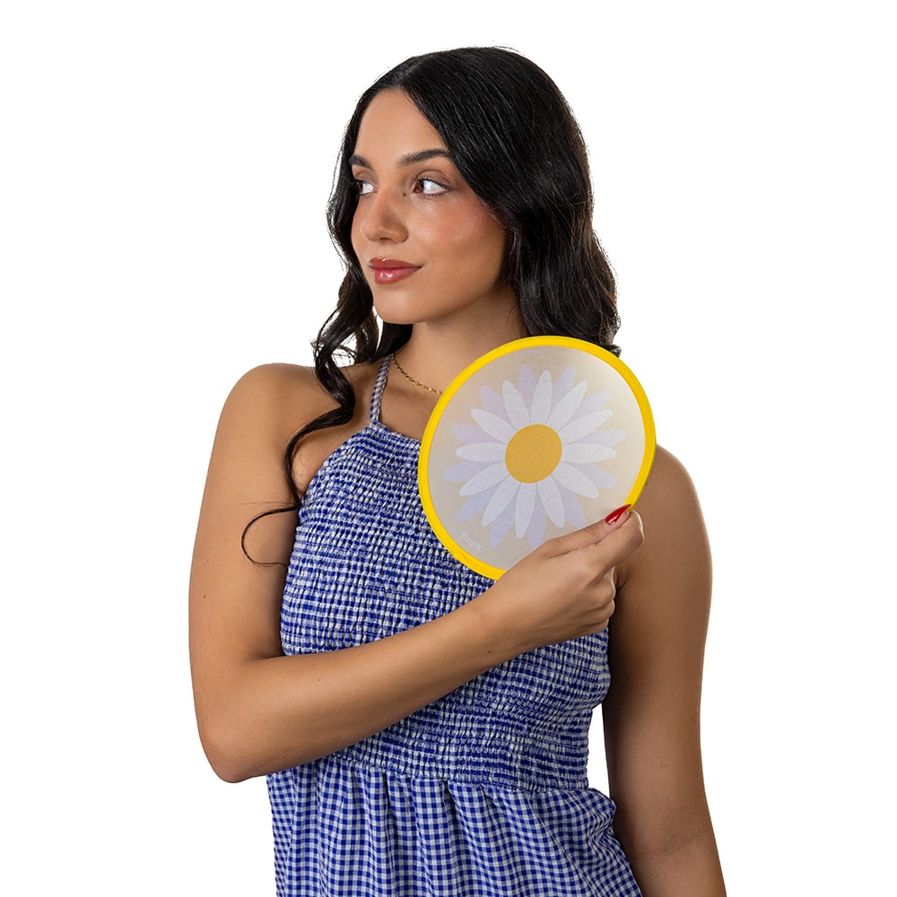 Abanico plegable “margarita” 5 unidades