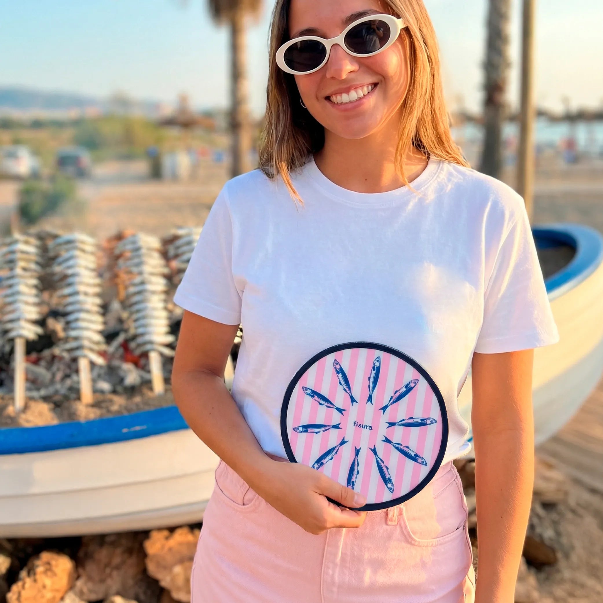 Abanico plegable “Sardinas”