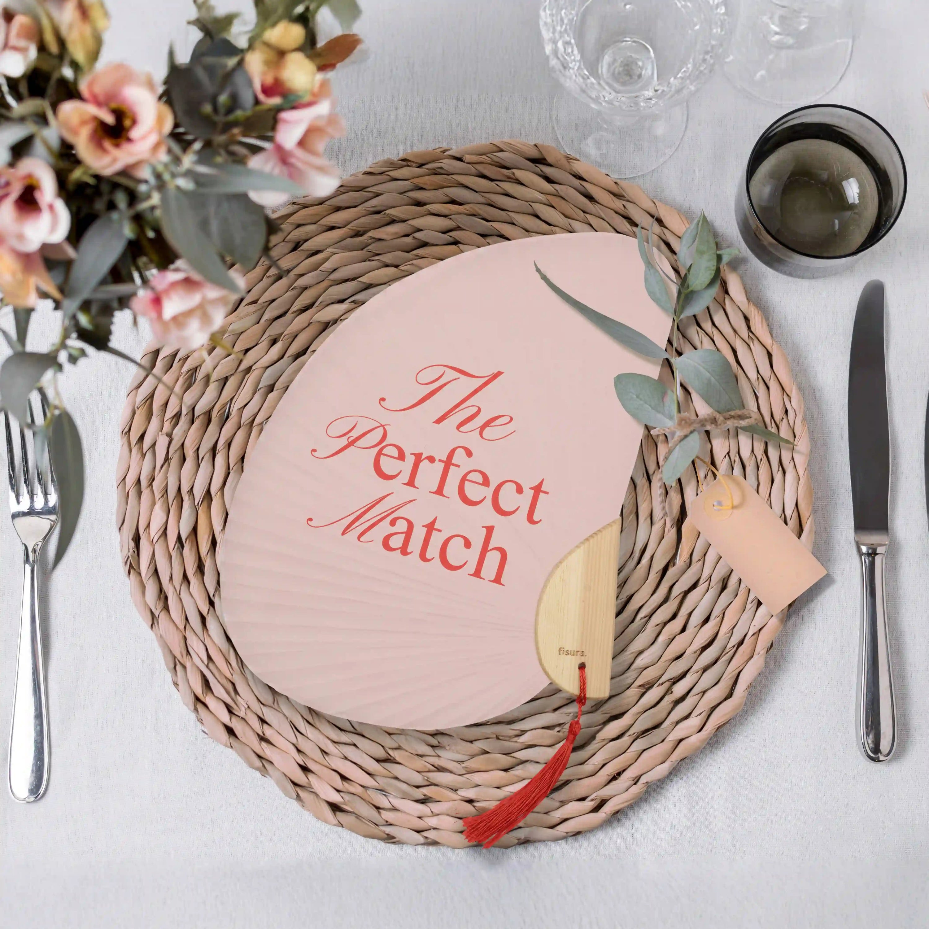 Abanico media luna “The perfect match”