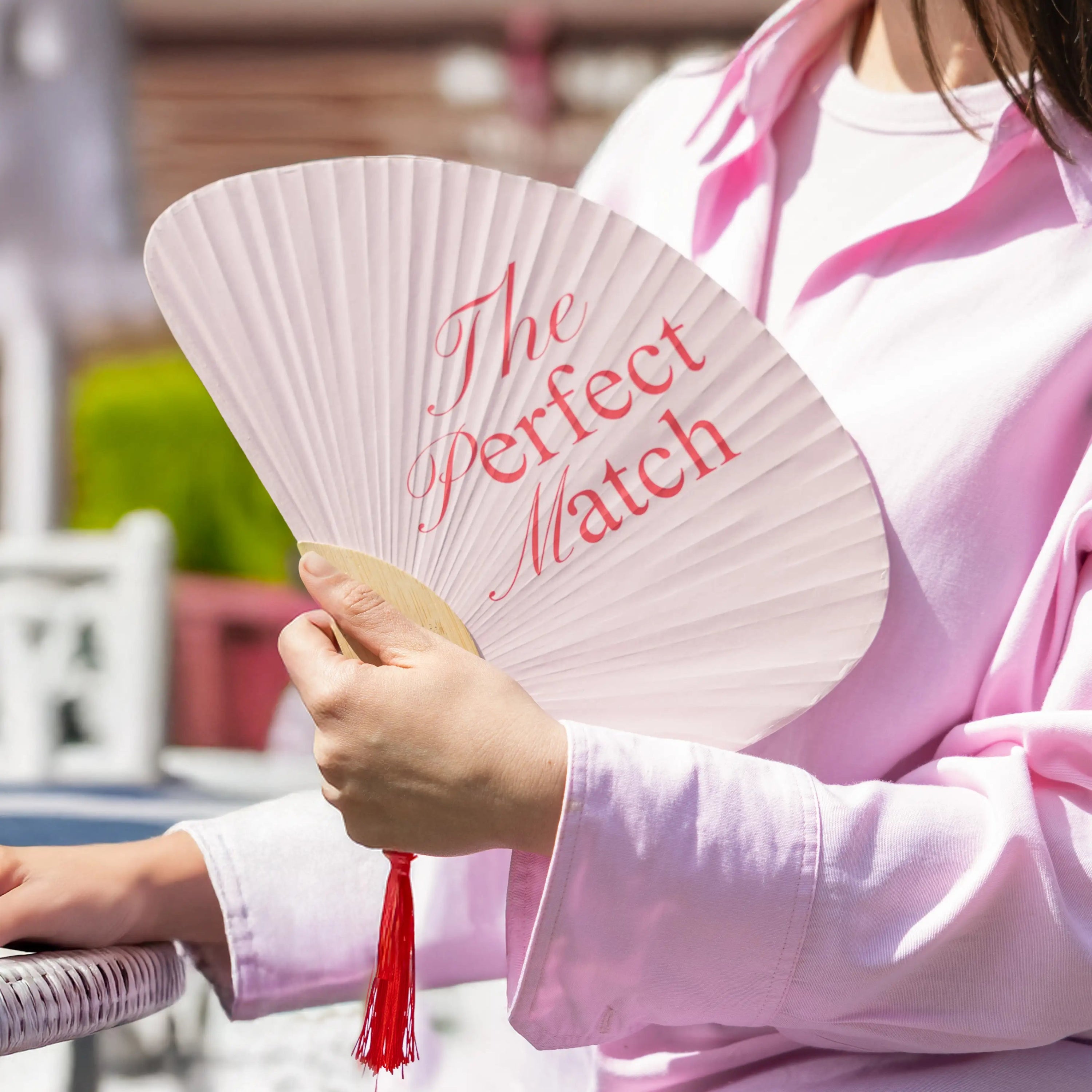 Abanico media luna “The perfect match”