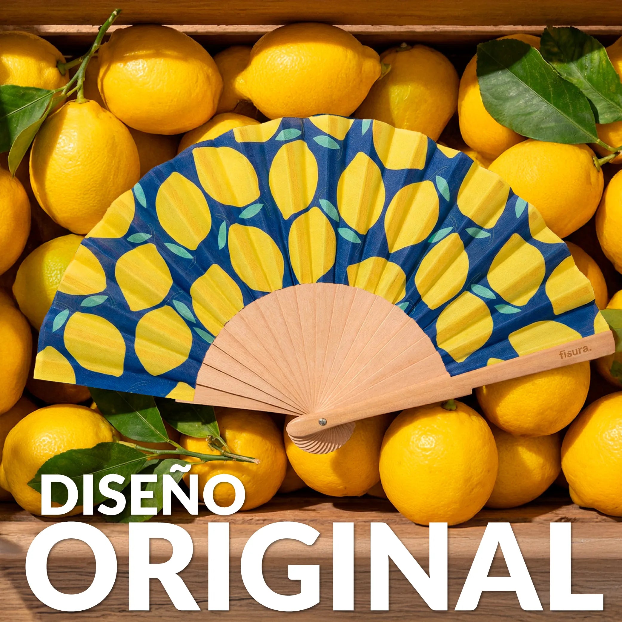Abanico mini "Limones"
