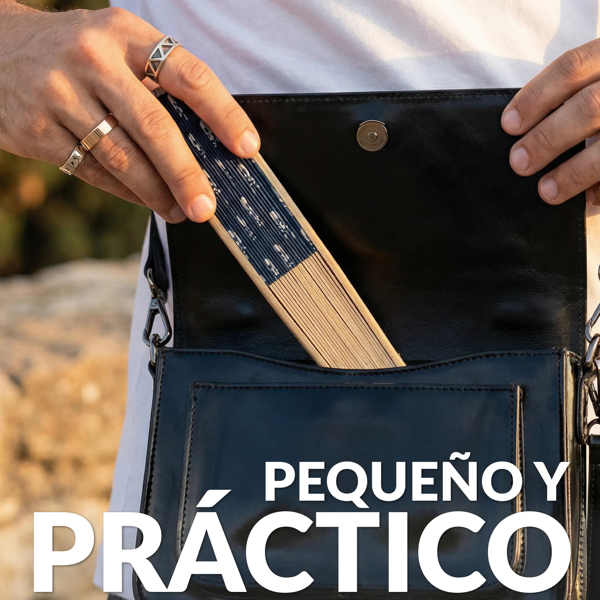 Mini-Handfächer „Calaveras“