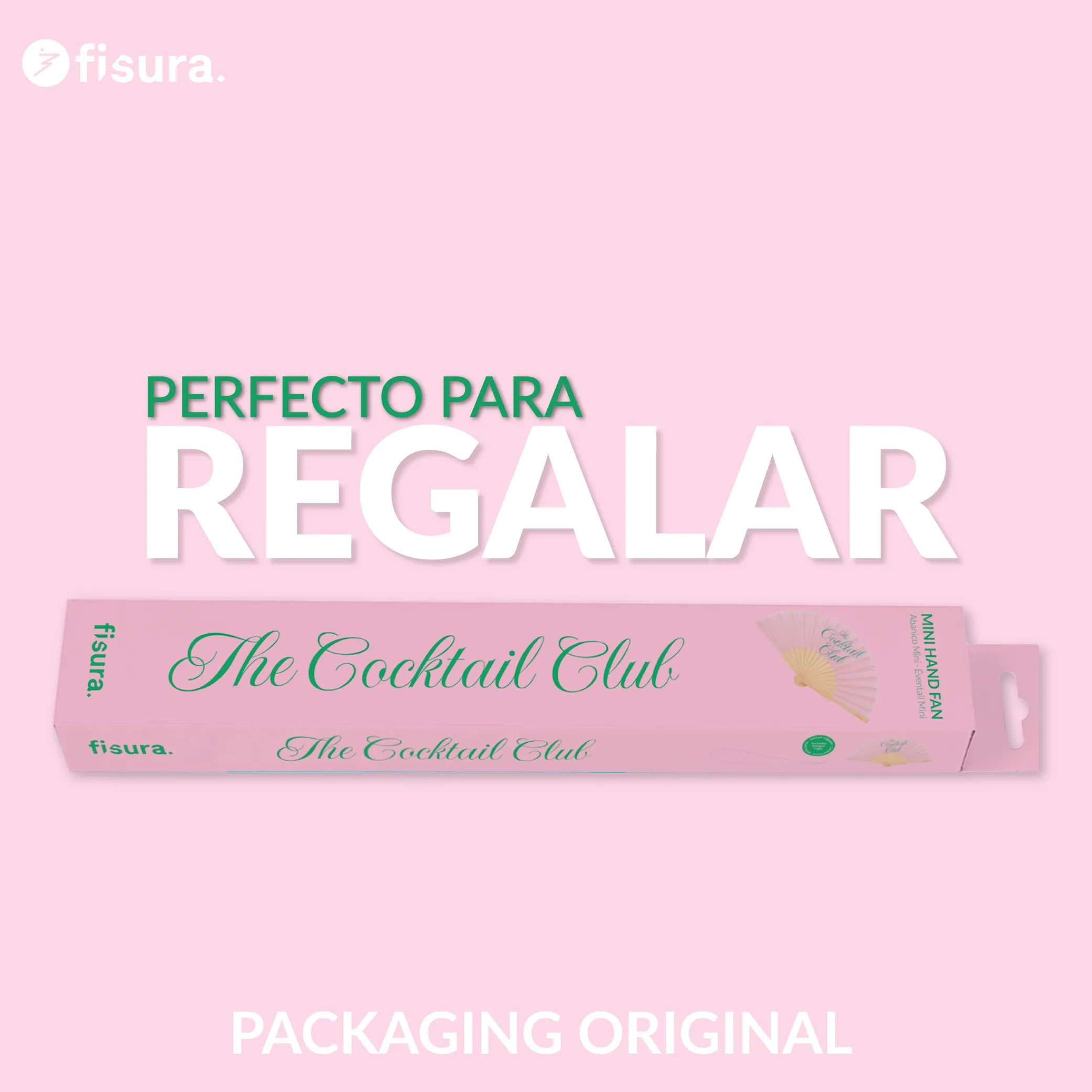 Abanico mini "The cocktail club"