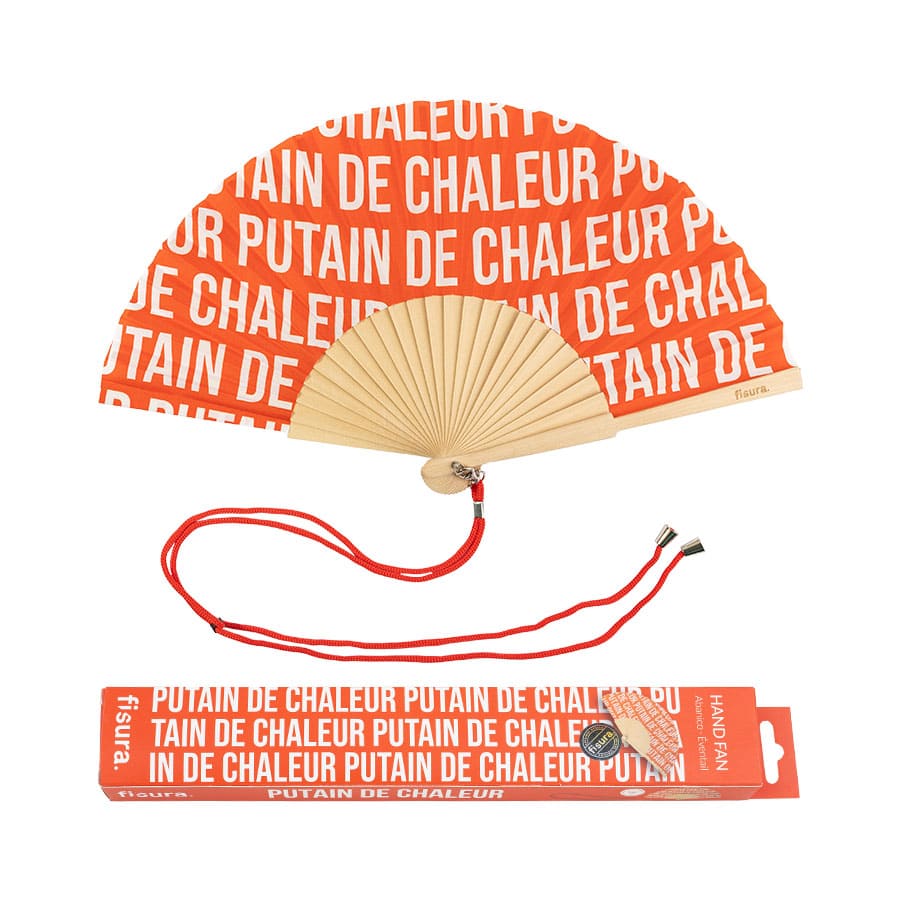 Abanico "Putain de chaleur" patrón