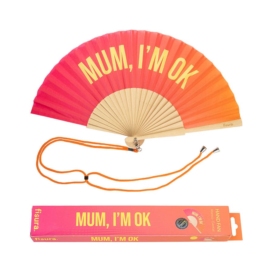 Abanico "Mum, I'm ok" degradado