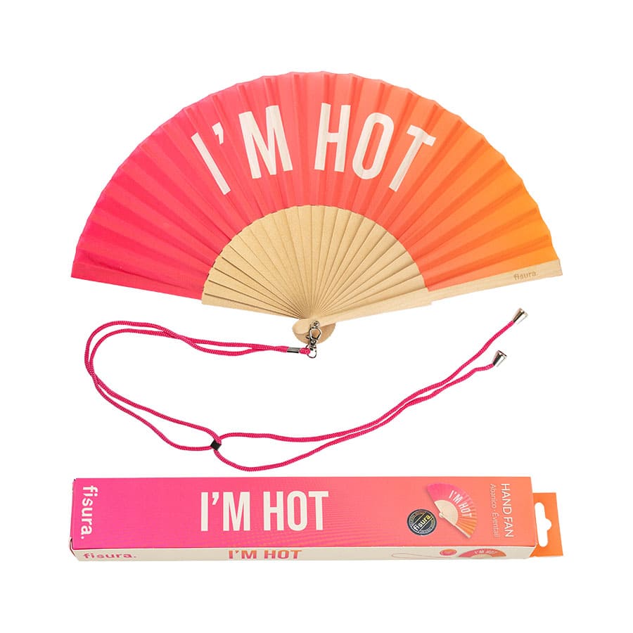 Abanico "I'm hot" degradado