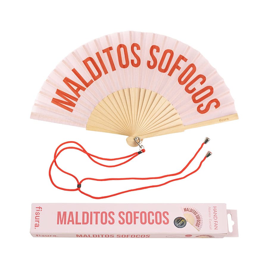 Abanico "Malditos sofocos"