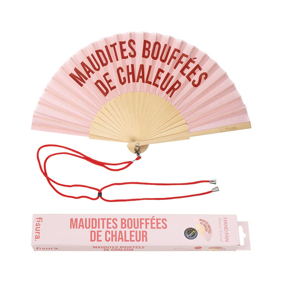 Abanico "Maudites bouffées de chaleur"