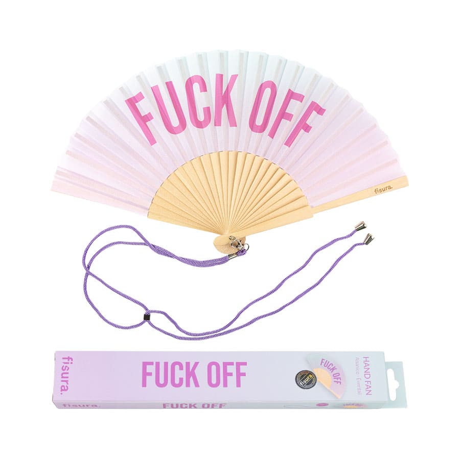 Abanico "Fuck off" degradado