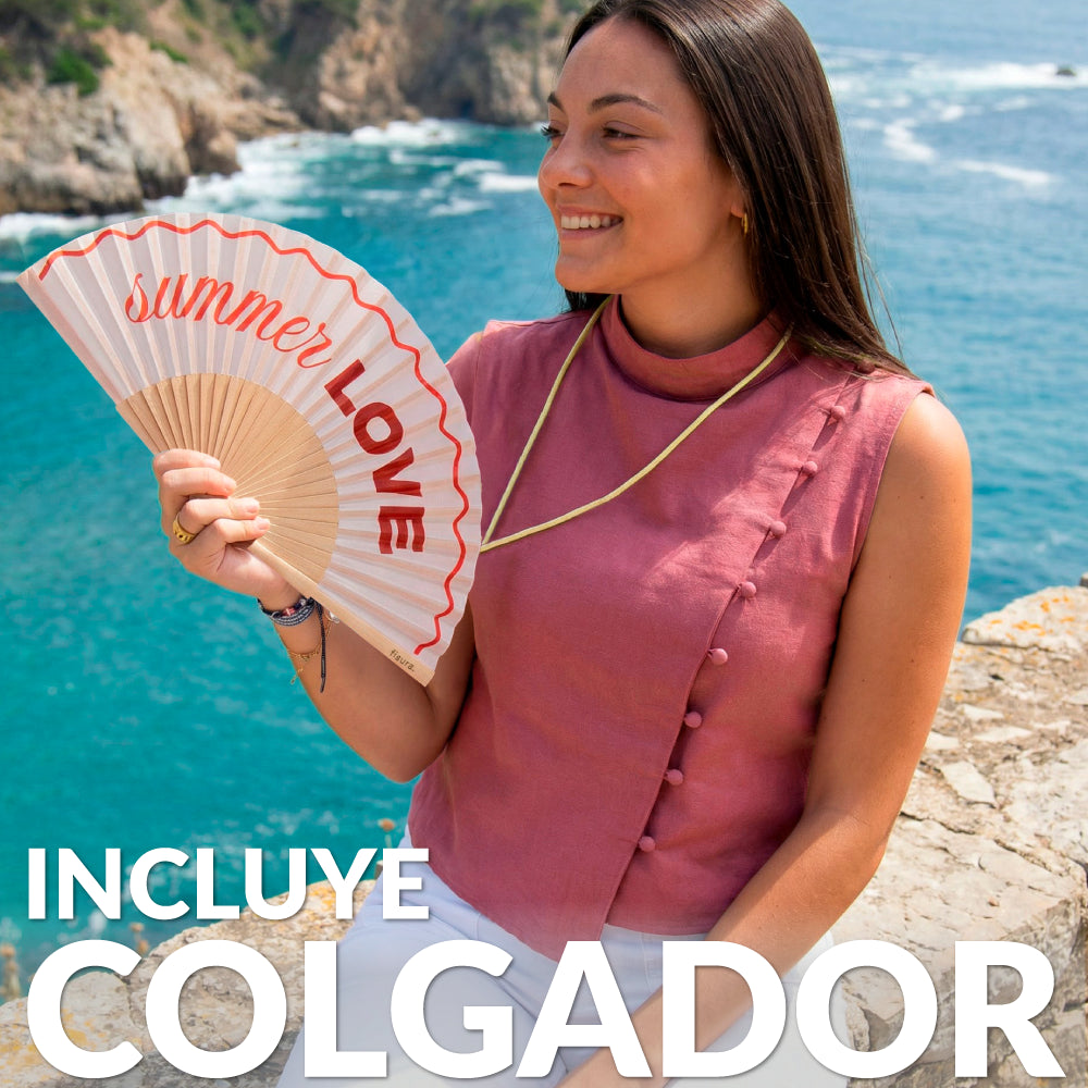 Abanico "Summer love"