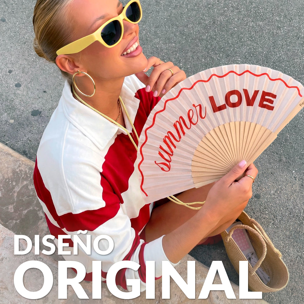 Abanico "Summer love"