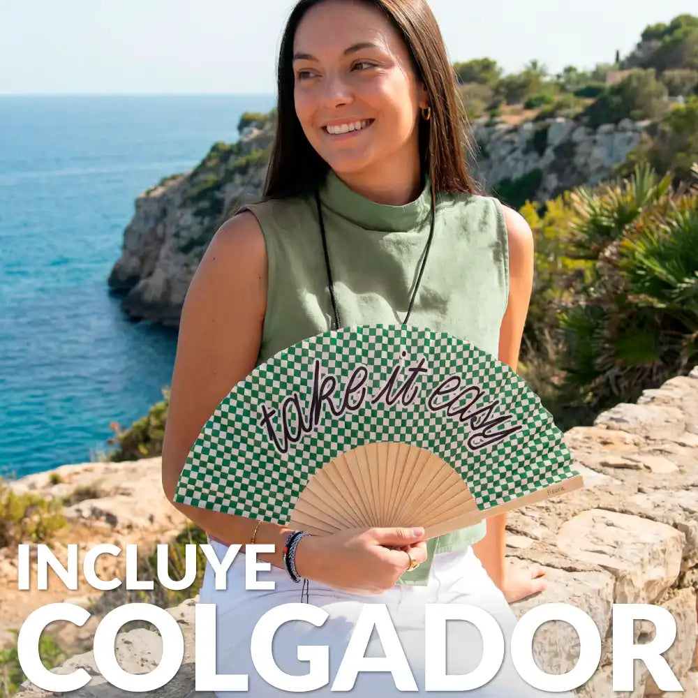 Abanico "Take it easy”