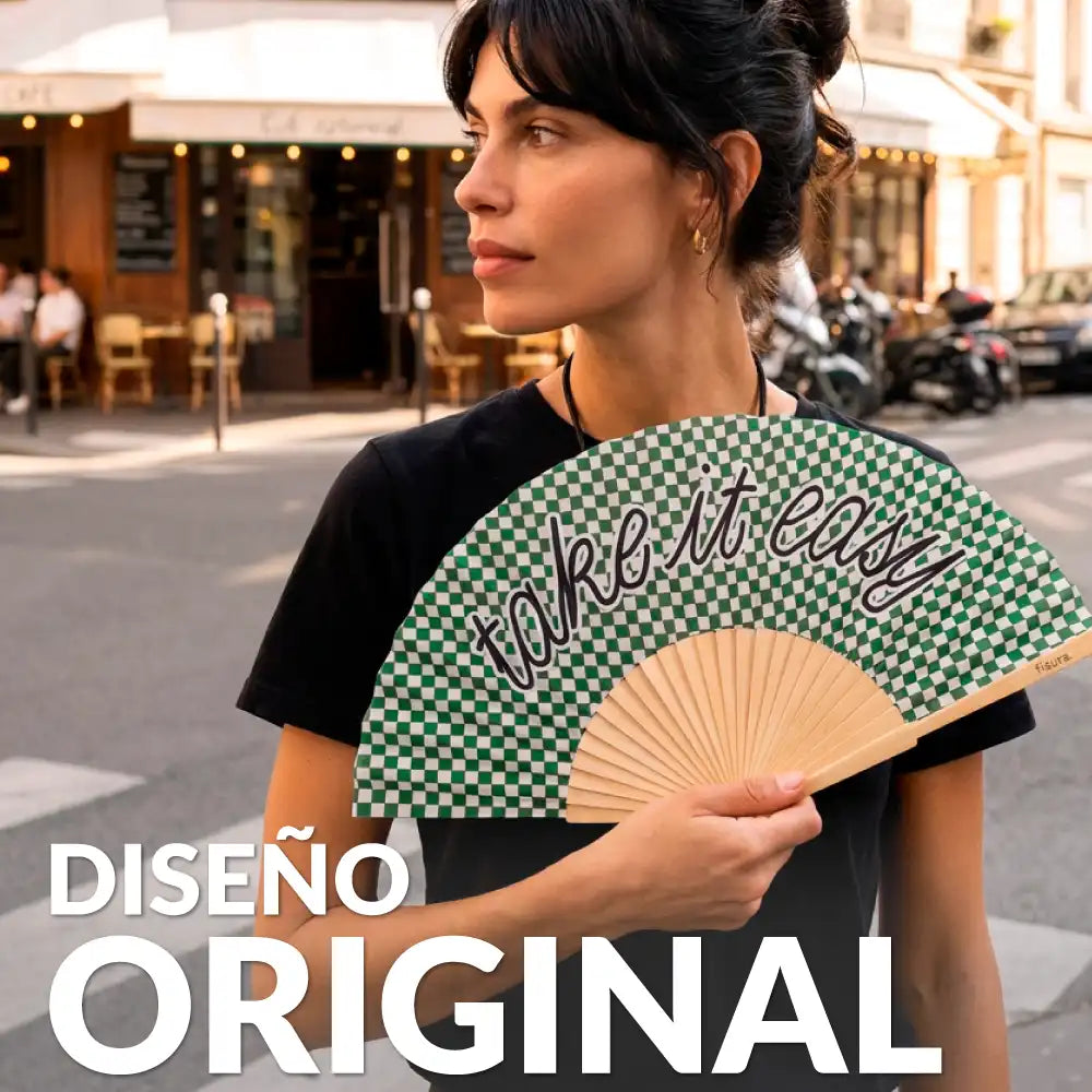 Abanico "Take it easy”