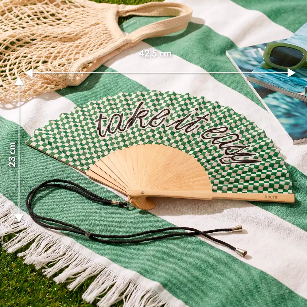 Abanico "Take it easy”