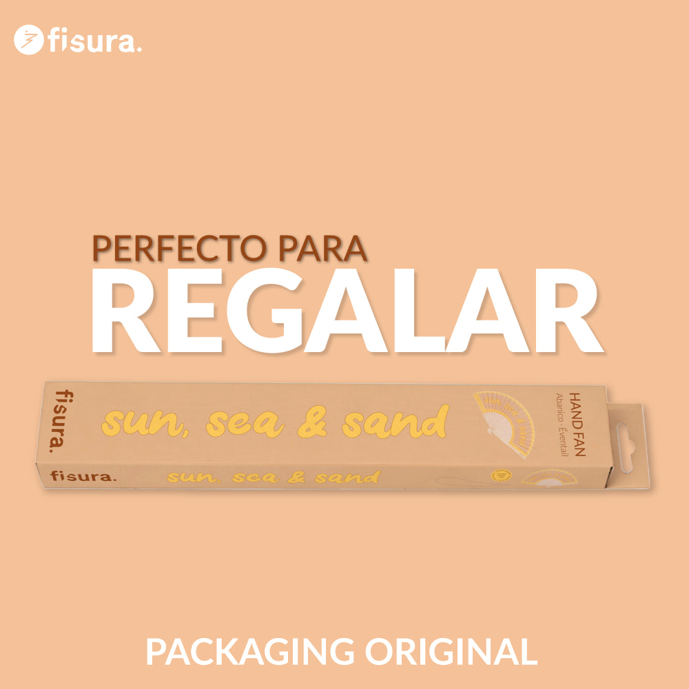 Abanico "Sun, sea & sand"