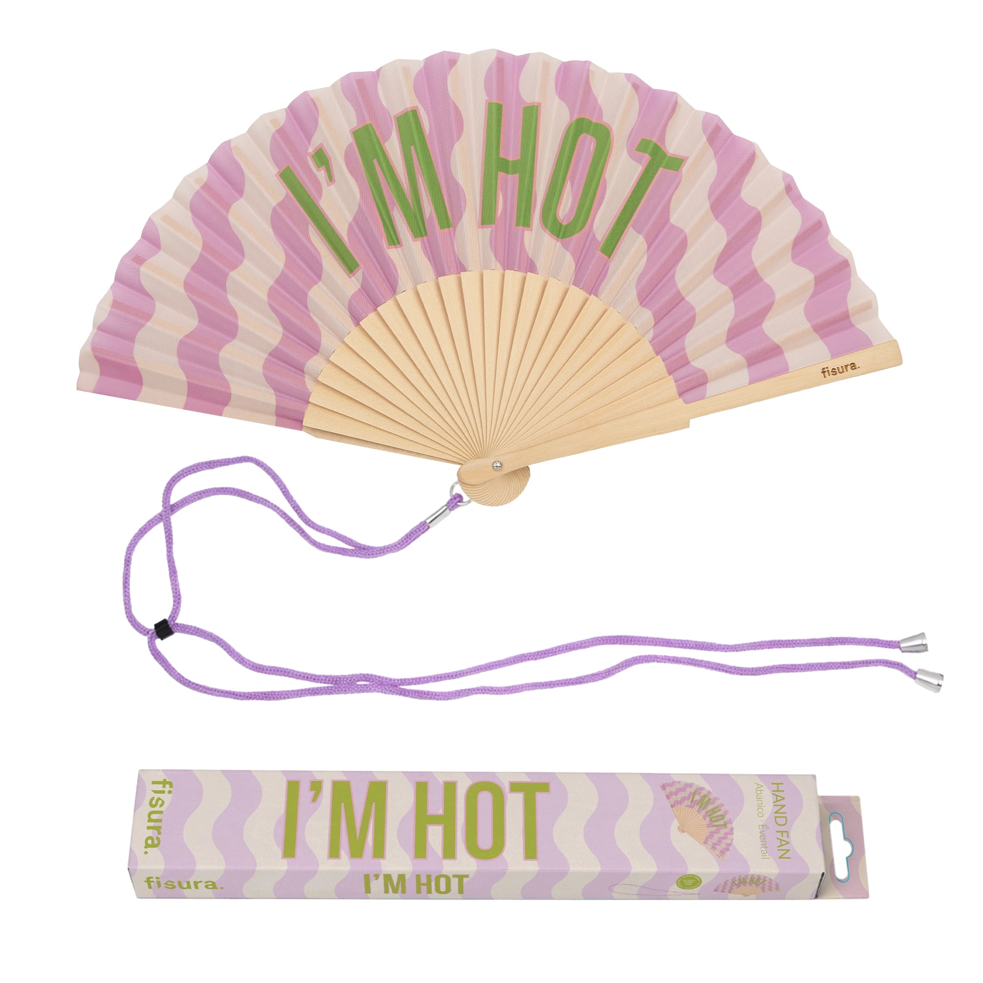 Abanico “I’m hot” ondas