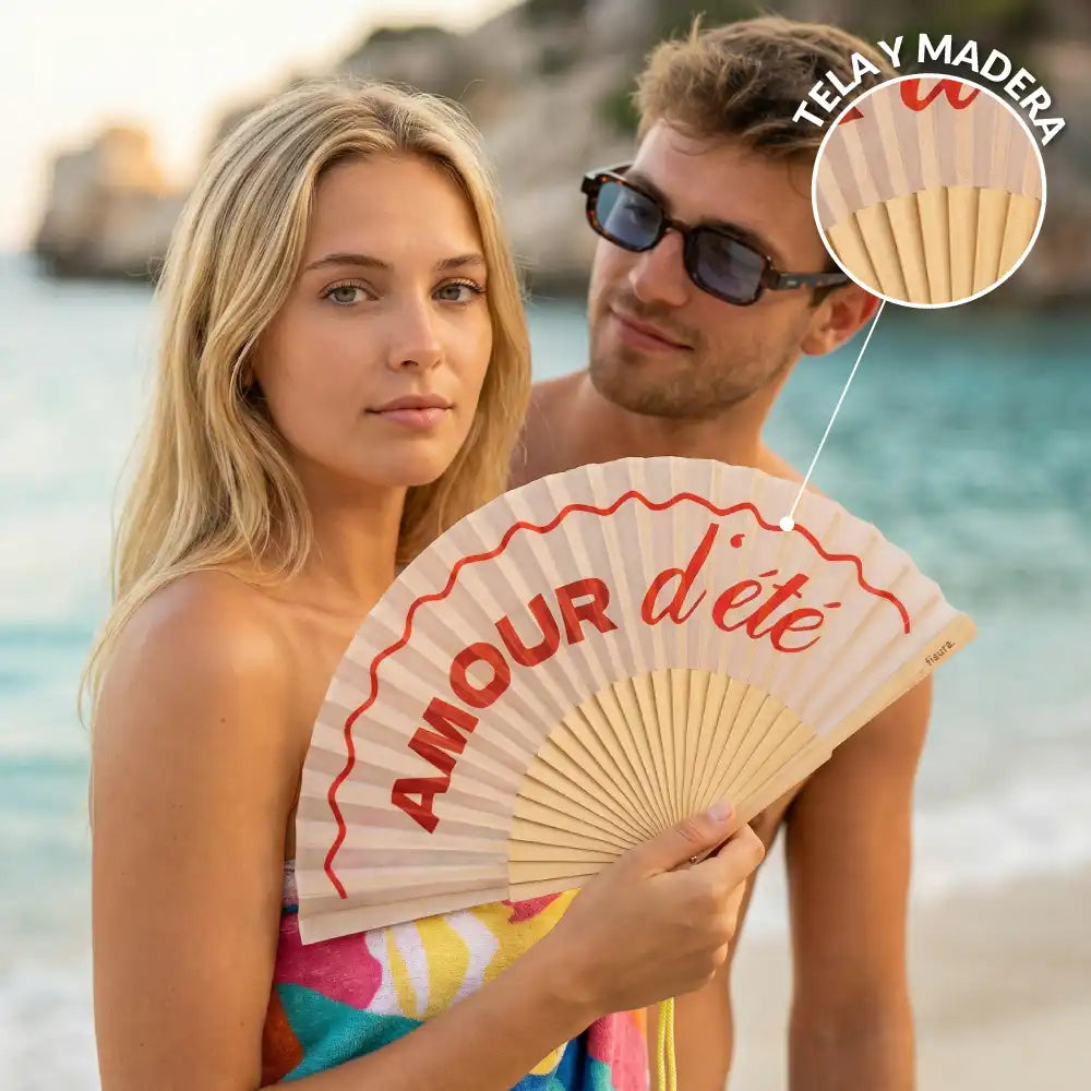 Abanico "Amour d'eté"