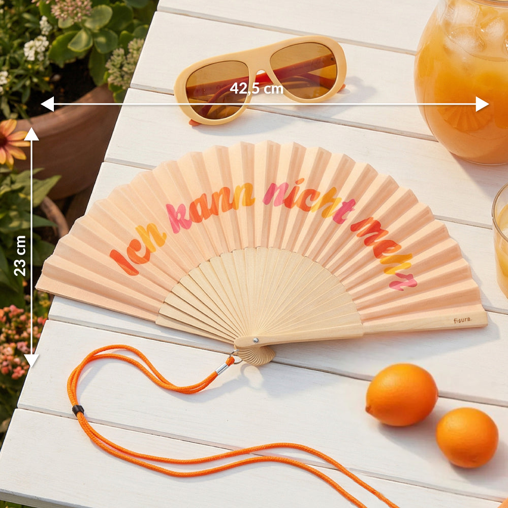 Abanico "Ich kann nicht mehr"