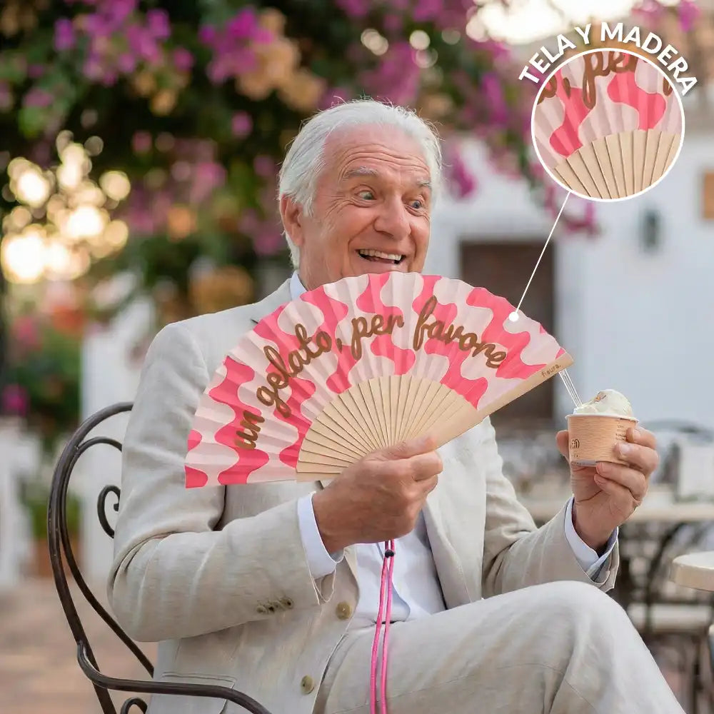 Abanico "Un gelato, per favore"