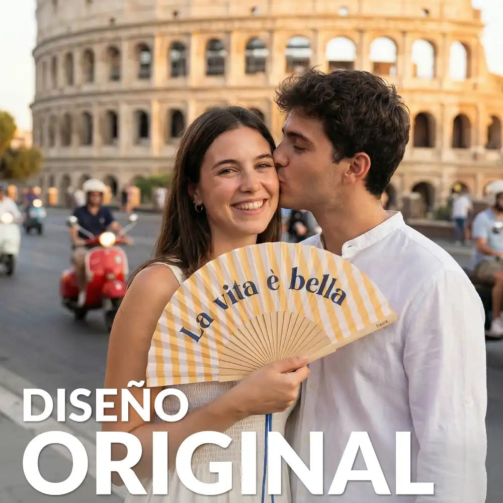 Abanico "La vita è bella"