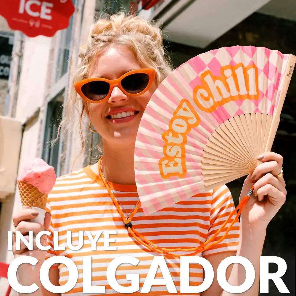 Abanico "Estoy chill”