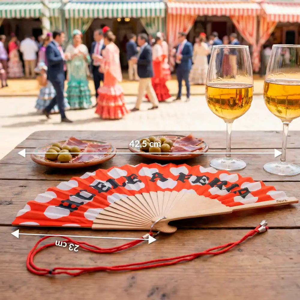 Abanico "Huele a feria"