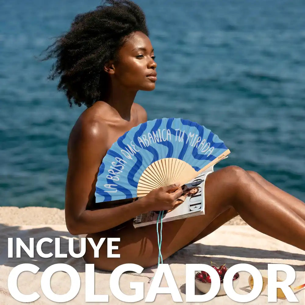 Abanico "La brisa que abanica tu mirada”