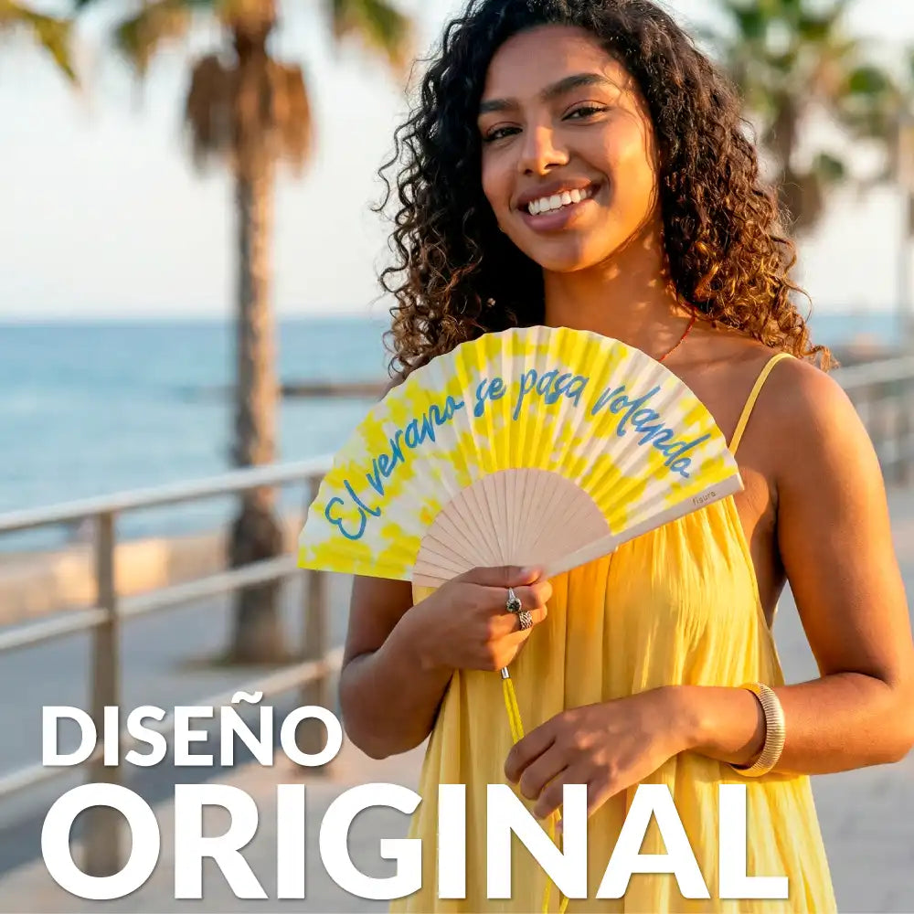 Abanico “El verano se pasa volando”