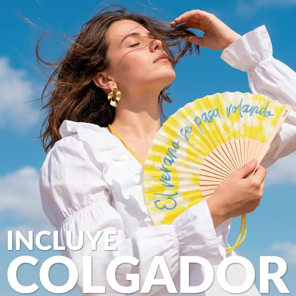 Abanico “El verano se pasa volando”