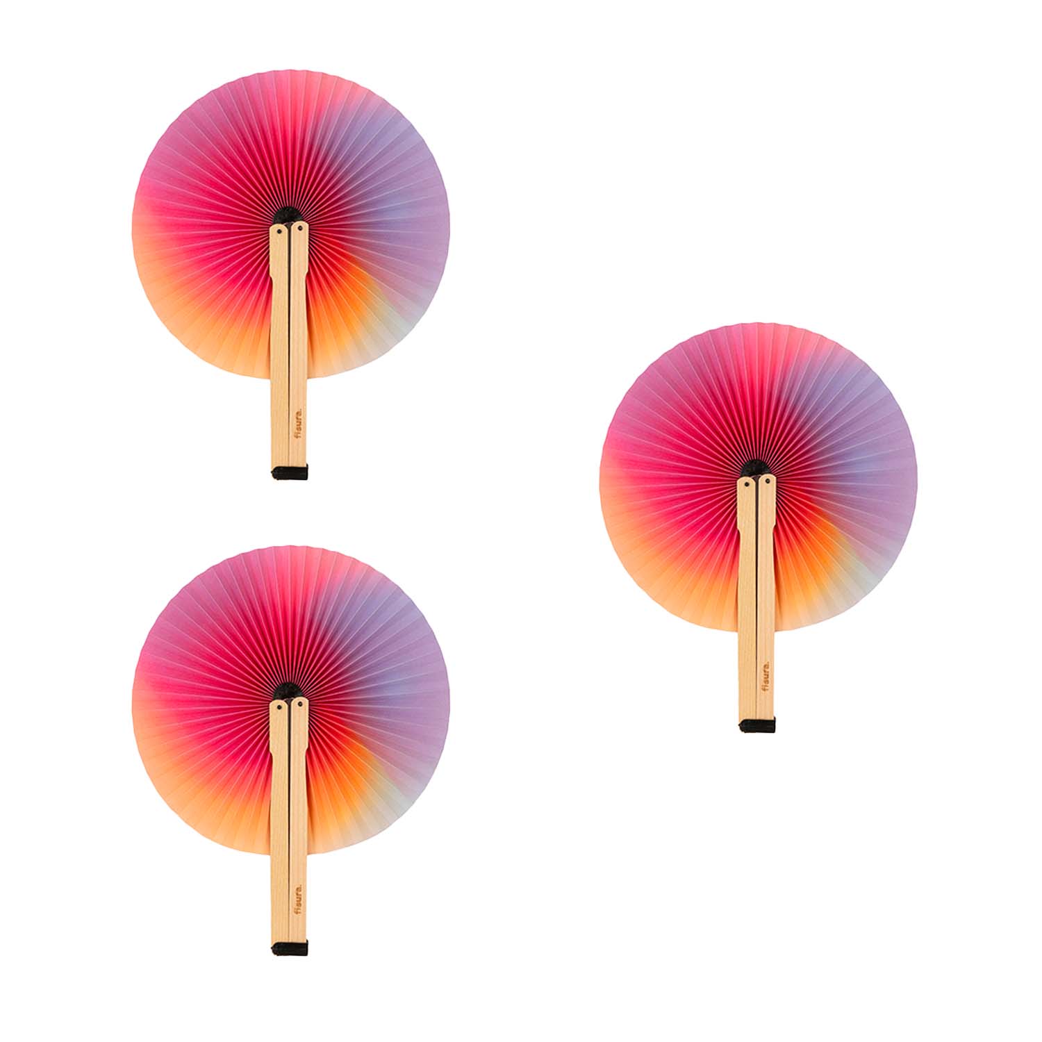 Abanico pai pai “degradado” 3 unidades