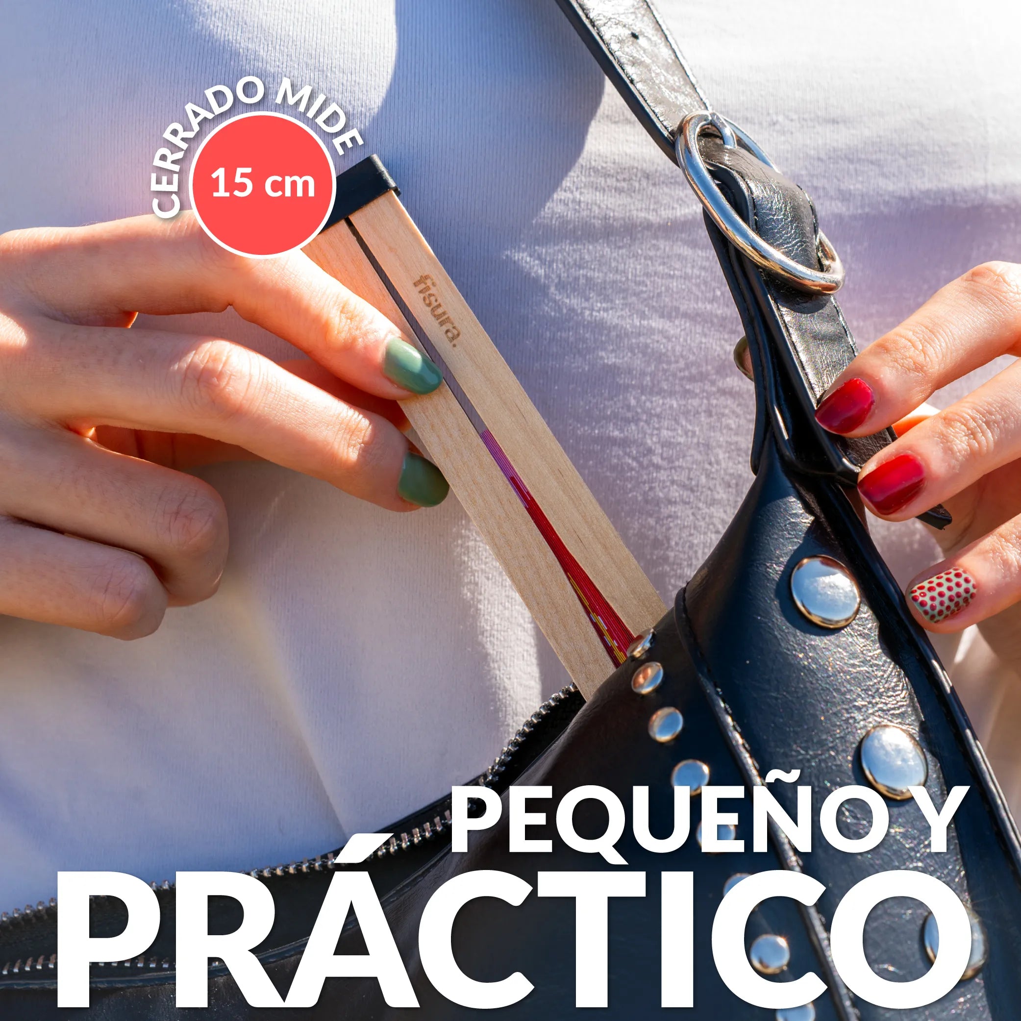 Handfächer Pai Pai „Flor hawaina“