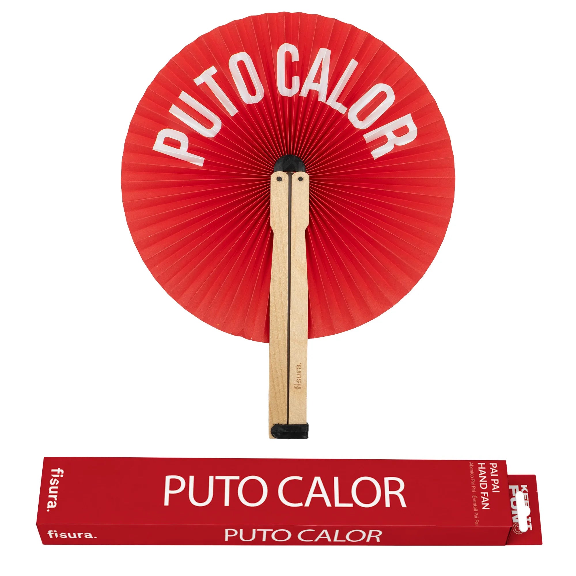 Abanico pai pai “Puto calor”