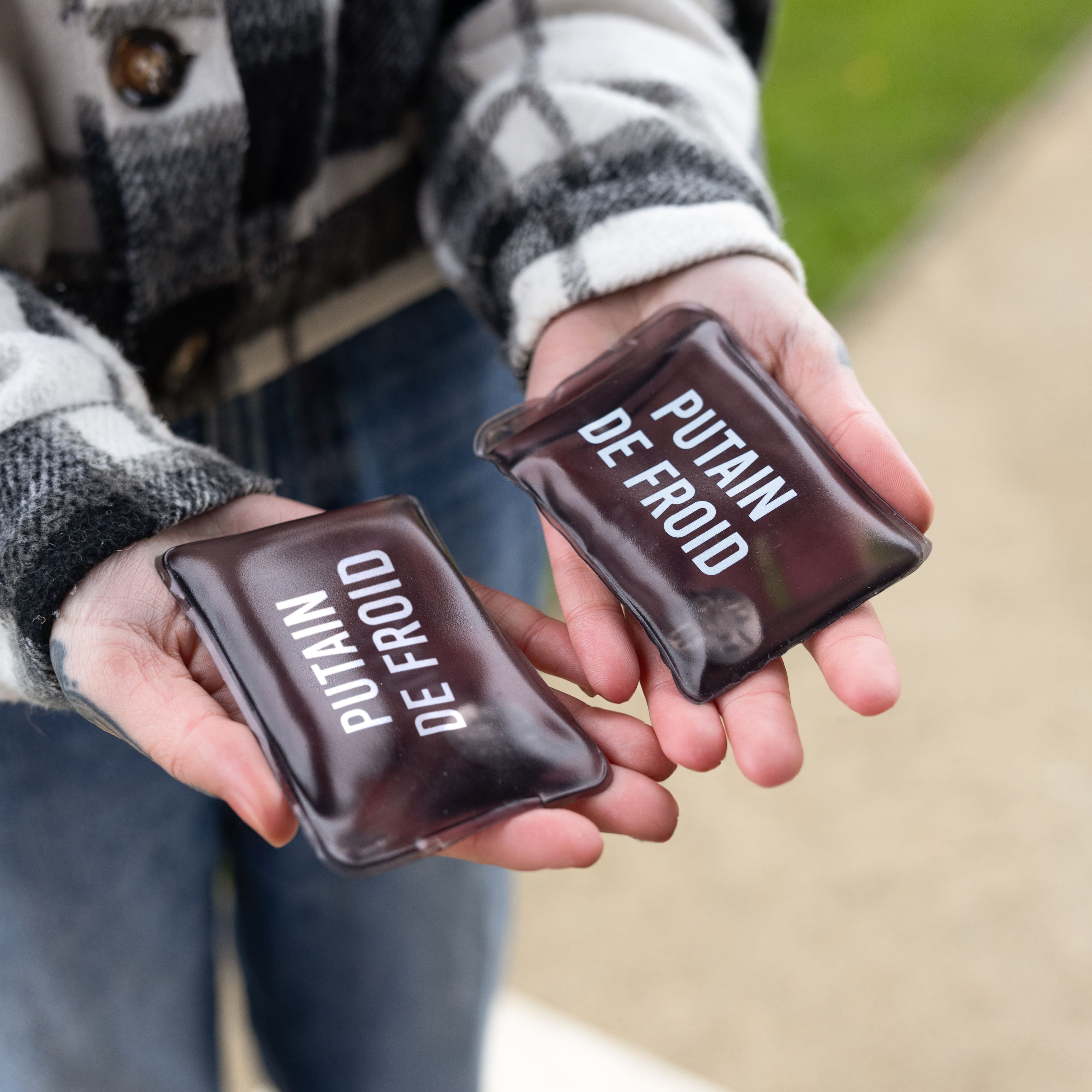 Pack de 2 calentadores de manos “Putain de froid”