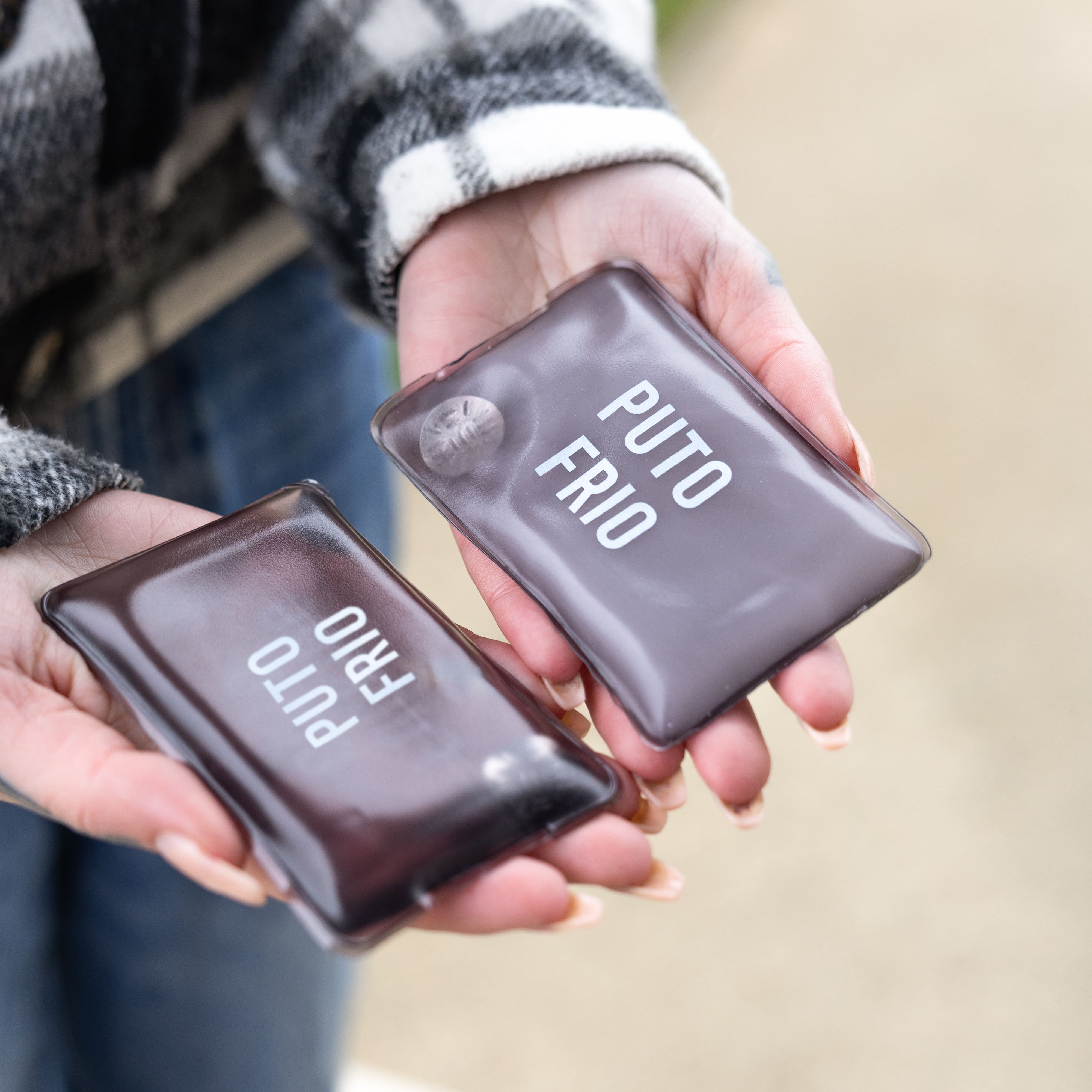 Pack de 2 calentadores de manos “Puto frío”