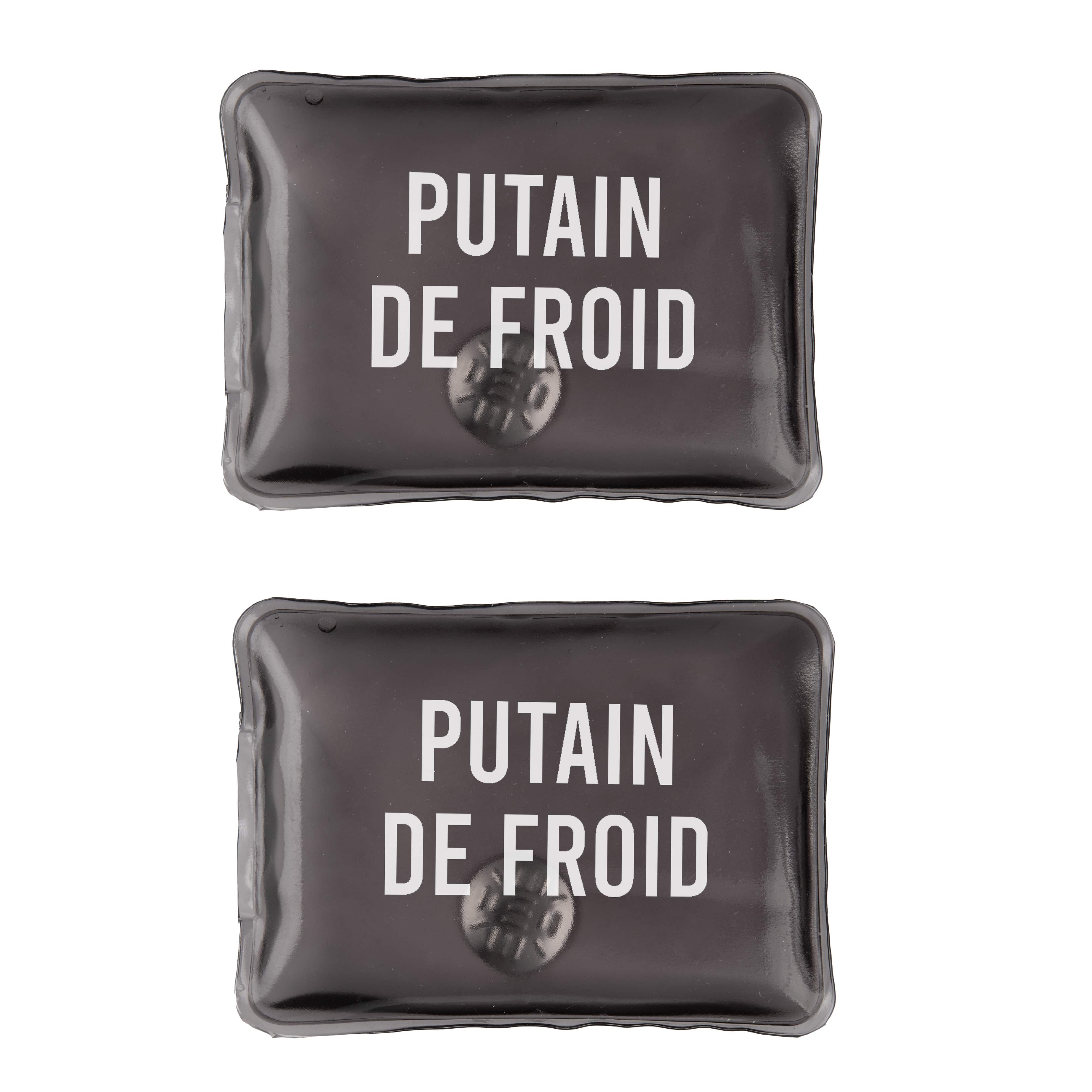 Pack de 2 calentadores de manos “Putain de froid”