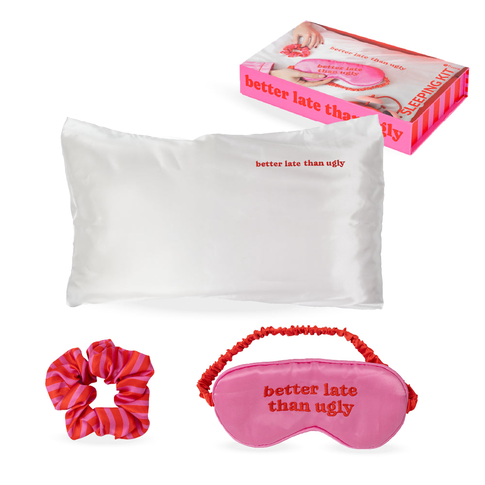 Kit de dormir "better late than ugly"