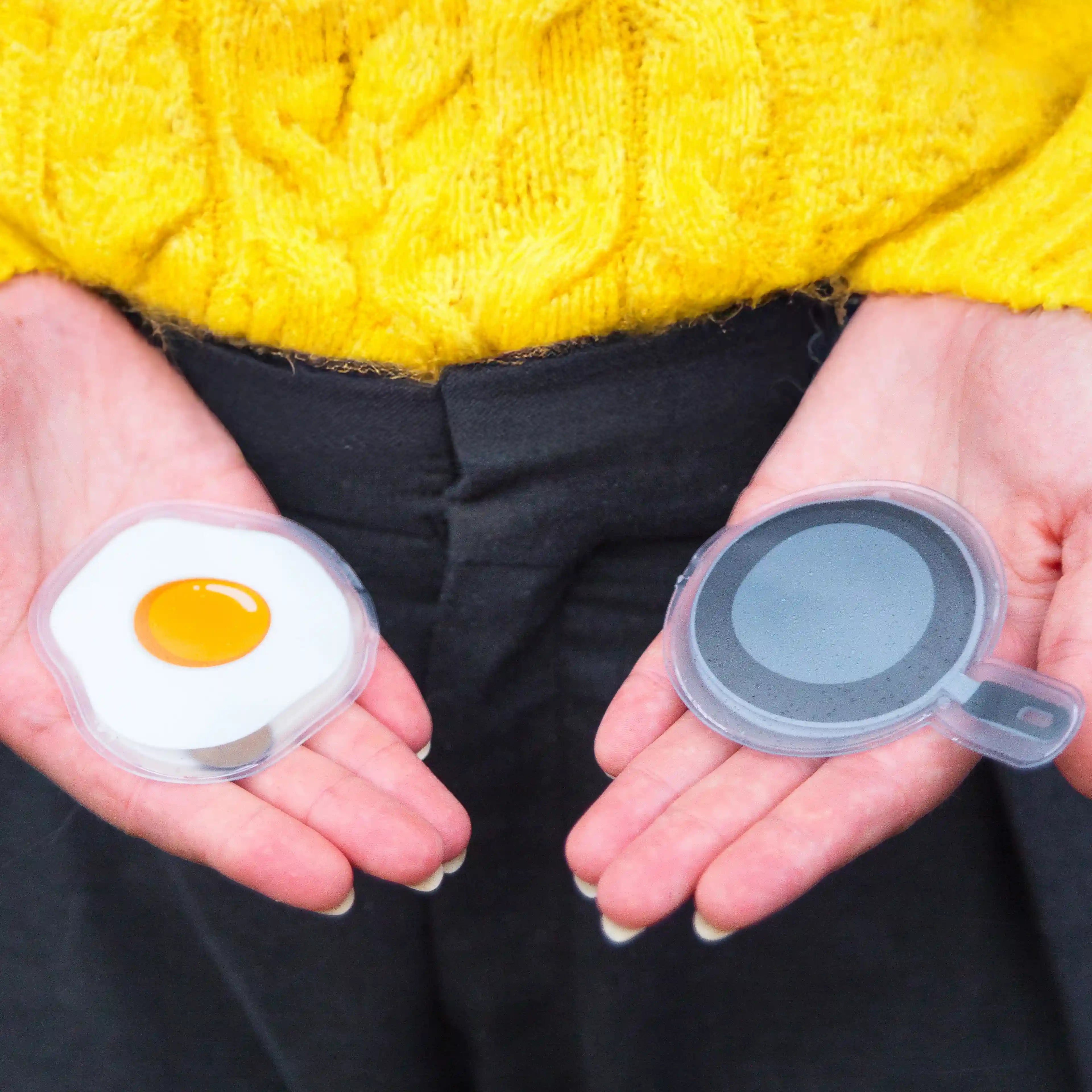 Pack de 2 calentadores de manos “Huevo y sartén”